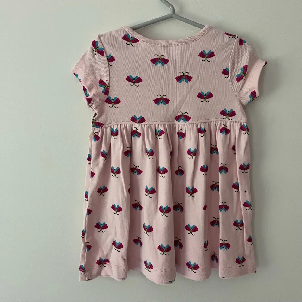 Girls Hanna Andersson Butterfly Short Sleeve Shirt
